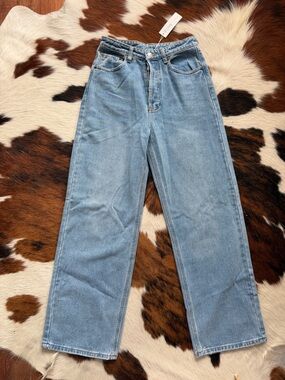 High Waisted Boyfriend Fit Jeans